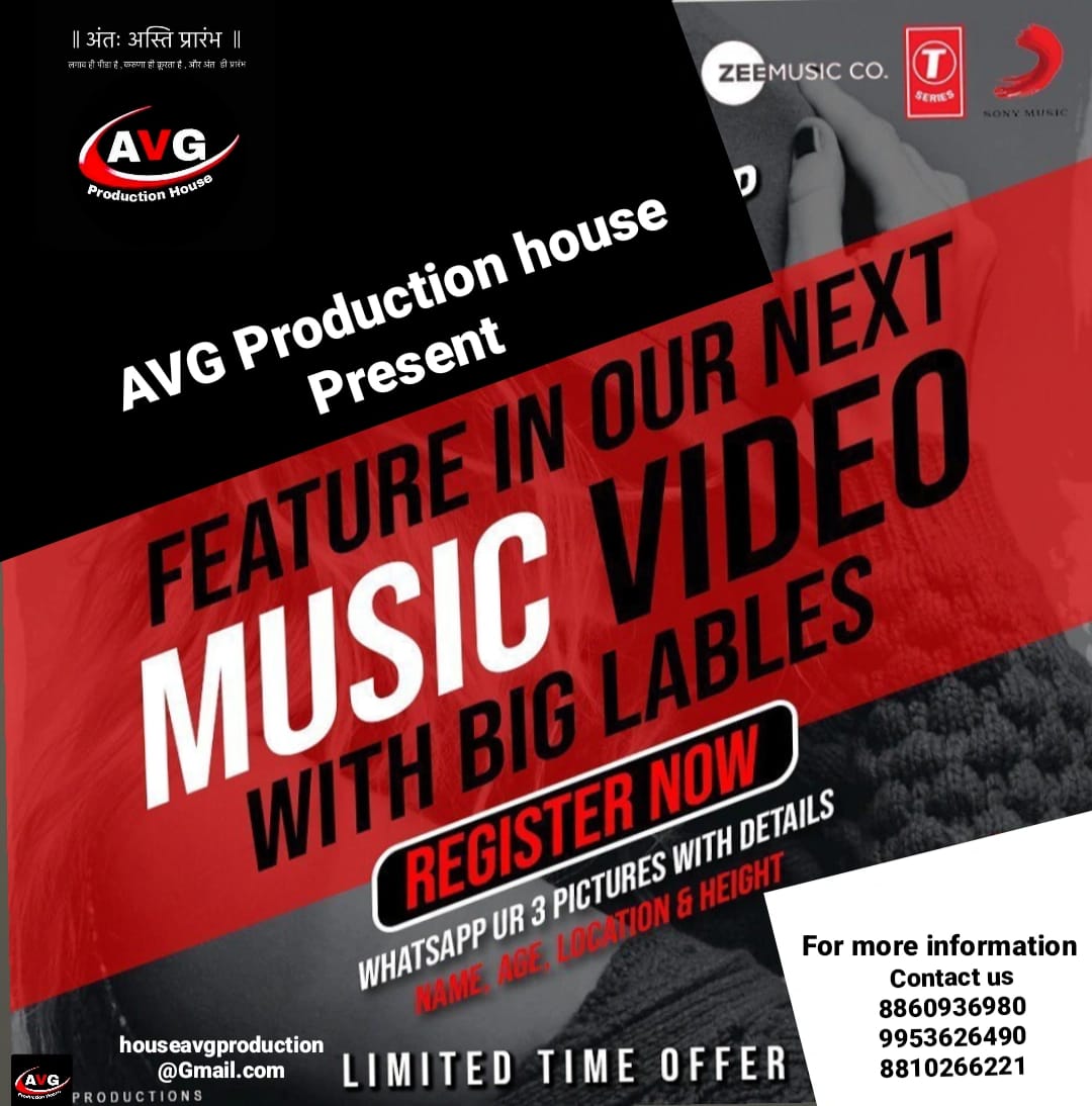 AVG Production House - Partnerships with Zee Music, T-Series, Sony Music
